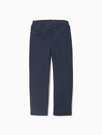 Jeggings à coupe skinny en coton peigné