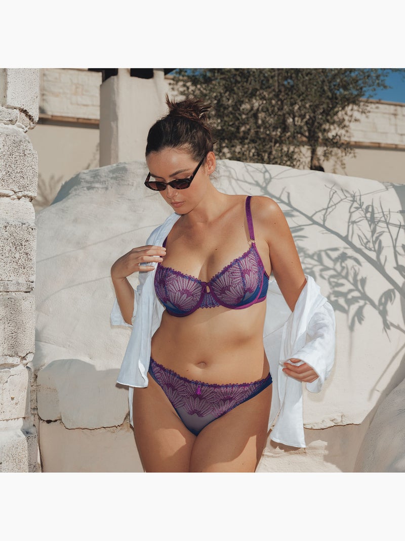 Jelyane tanga koraal Blauw Multikleur - Kiabi