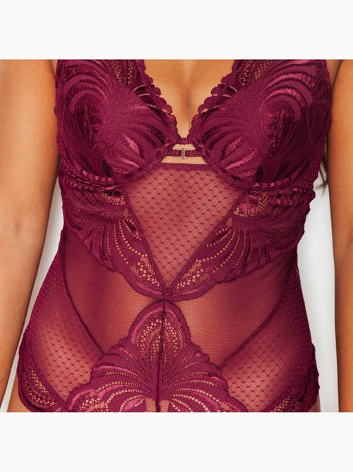 Jen body voorgevormde bh sjaal rood - Kiabi