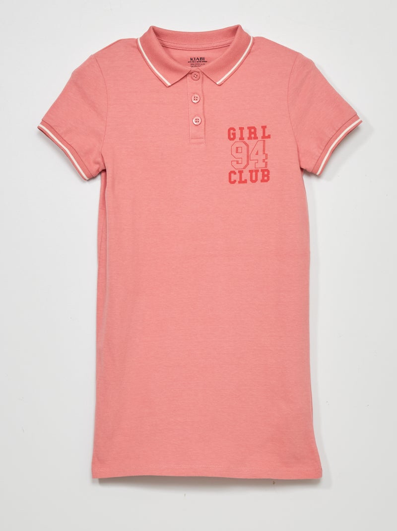 Jersey jurk met polokraagje ROSE - Kiabi