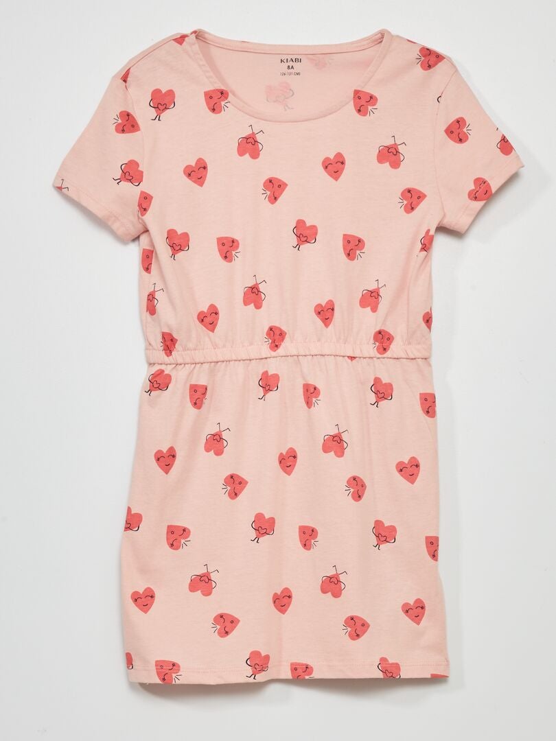 Jersey jurk met print - Setje van 2 ROSE - Kiabi
