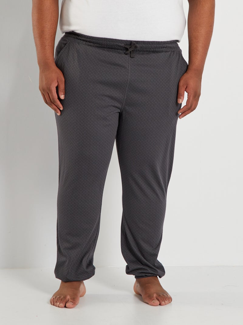 Jersey pyjamabroek GRIJS - Kiabi