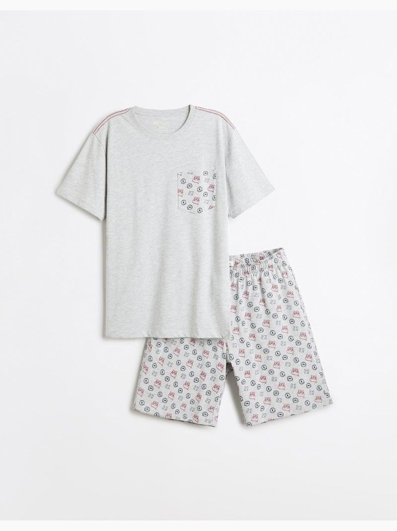 Jersey-pyjama's, MO Fashion Grijs - Kiabi