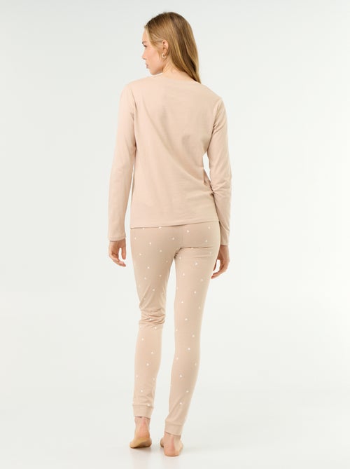 Jersey pyjamaset - 2-delig - Kiabi