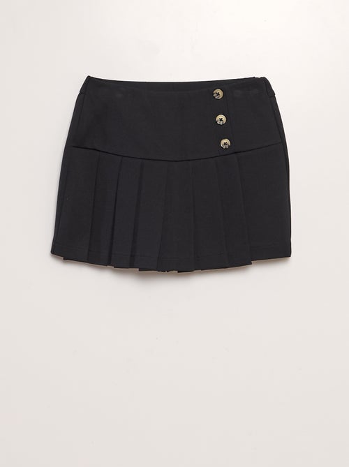 Jersey skort met plooien - Kiabi