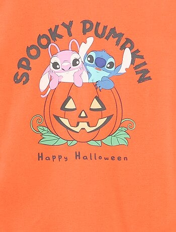 Jersey T-shirt in halloweenthema 'Disney' 'Jack Skellington'