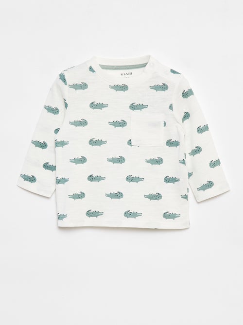 Jersey T-shirt met borstzakje - Kiabi