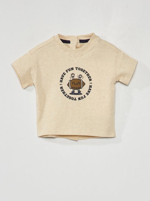 Jersey T-shirt met korte mouw - Kiabi