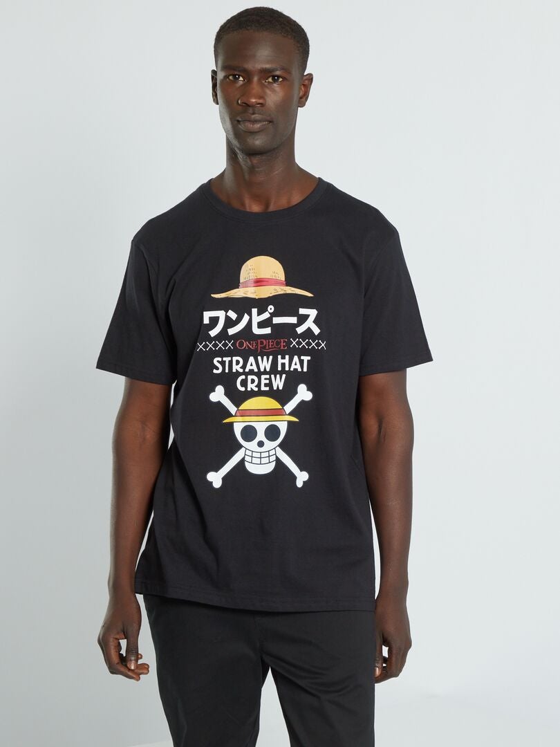 Jersey T-shirt 'Naruto' zwart - Kiabi