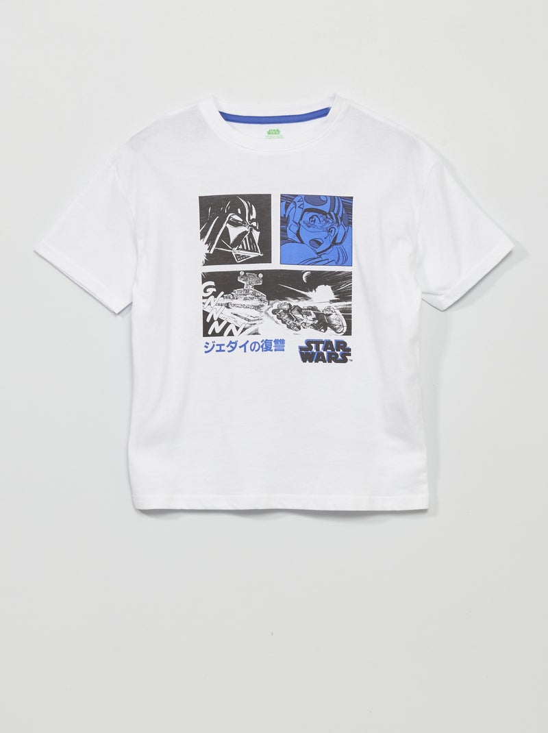 Jersey T-shirt 'Star Wars' WIT - Kiabi
