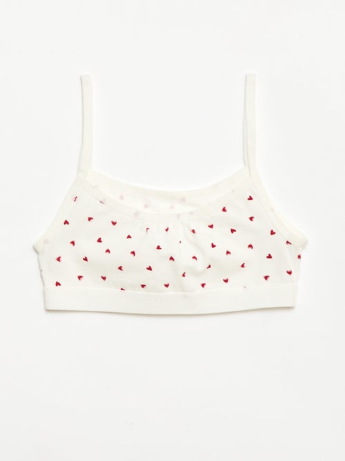 Jersey top met smalle bandjes - Setje van 2 - Kiabi