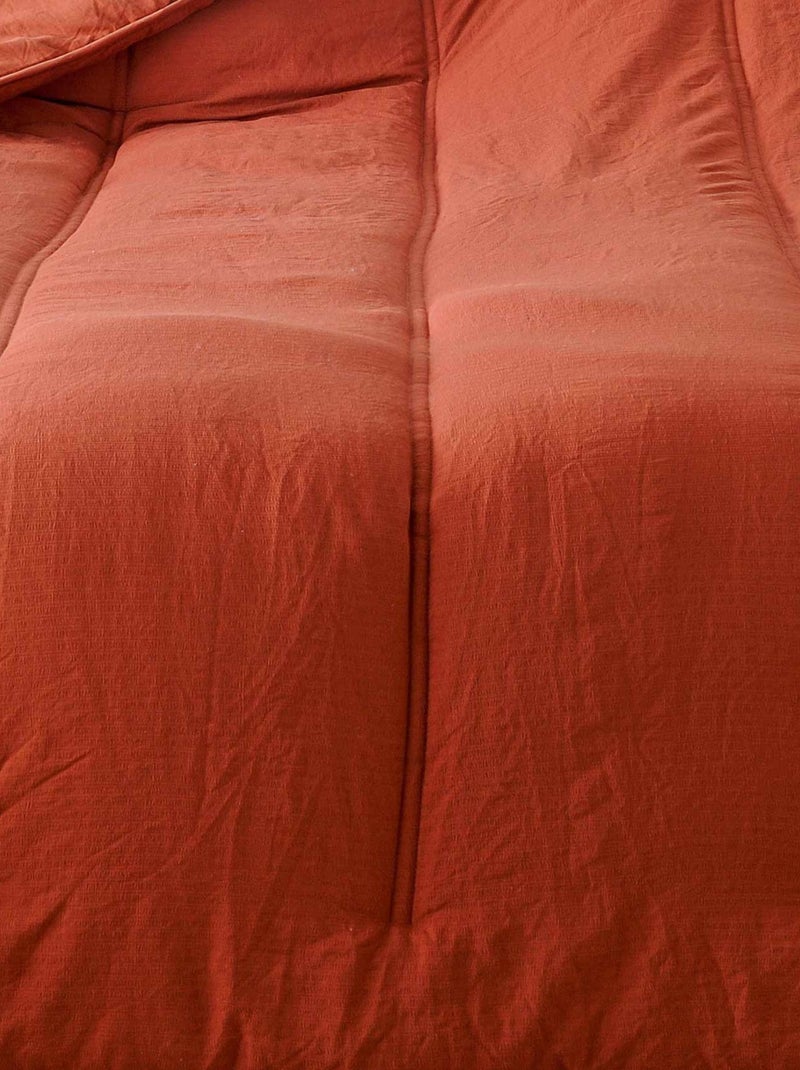 Jeté de lit uni Orange - Kiabi