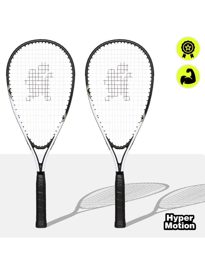 Jeu de crossminton hypermotion – 2 raquettes, 5 volants, sac de transport Noir - Kiabi