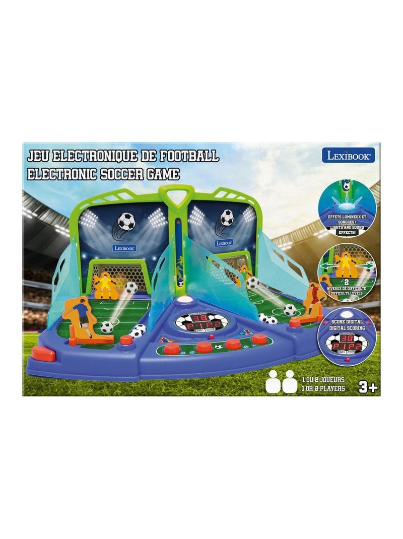 Jeu de football électronique avec effets lumineux et sonores pour 2 joueurs Bleu - Kiabi