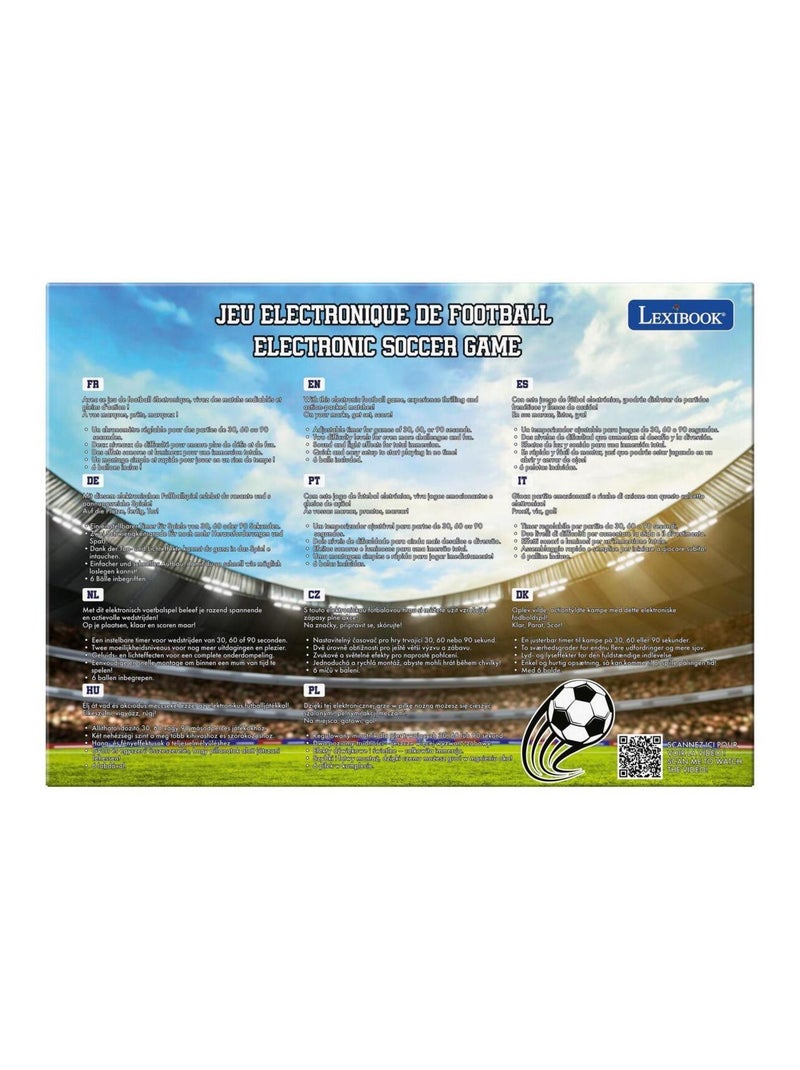 Jeu de football électronique avec effets lumineux et sonores pour 2 joueurs Bleu - Kiabi