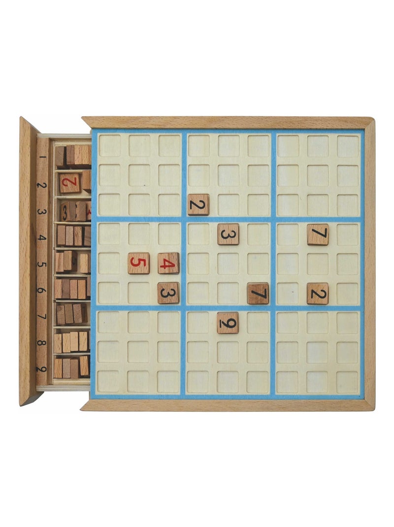 Jeu du sudoku en bois Beige - Kiabi