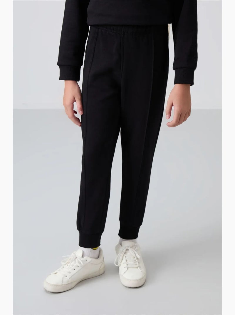 Jeugd oversized lange trainingsset tommy Zwart - Kiabi