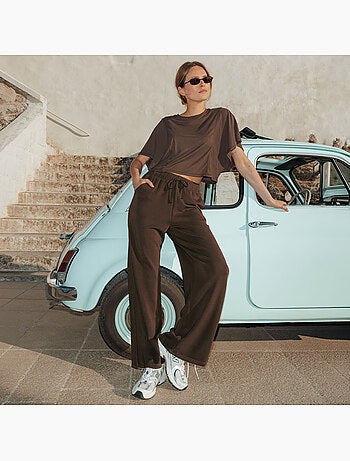 Jilena joggingbroek bruin