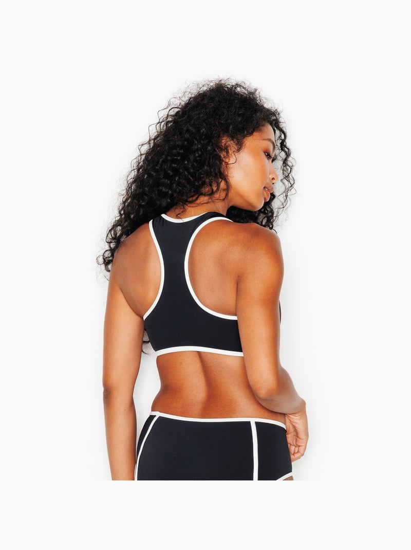 Jim zwembeha sport multikleur zwart Zwart Multicolor - Kiabi