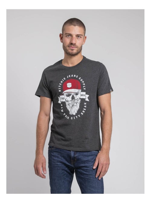 Jiminal t-shirt met ronde hals van puur katoen - Kiabi Jiminal t-shirt met ronde hals van puur katoen - Kiabi