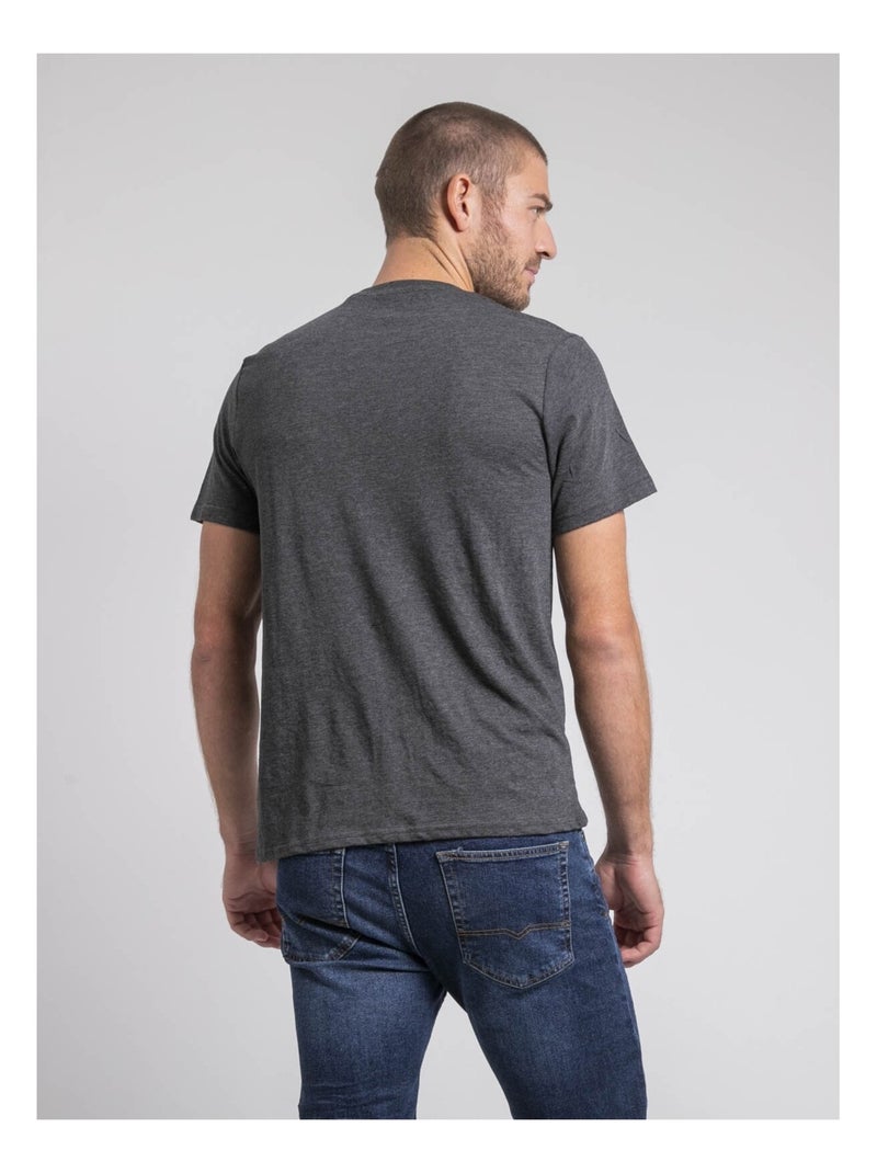 Jiminal t-shirt met ronde hals van puur katoen Grijs - Kiabi