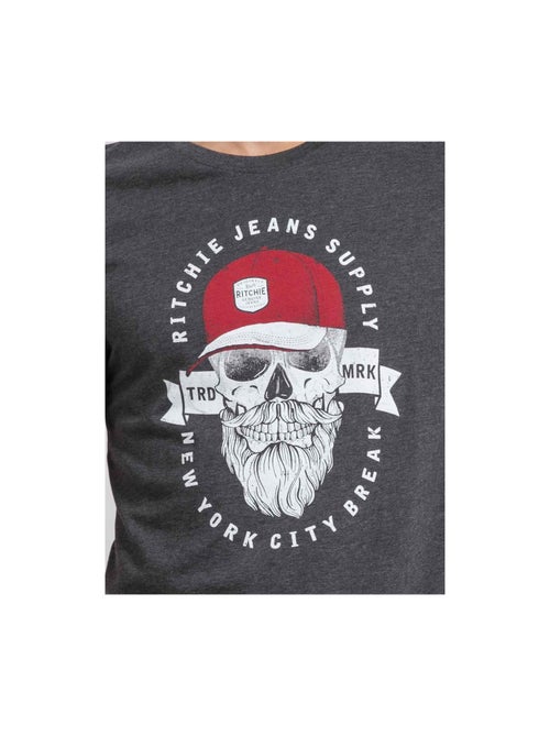 Jiminal t-shirt met ronde hals van puur katoen - Kiabi Jiminal t-shirt met ronde hals van puur katoen - Kiabi