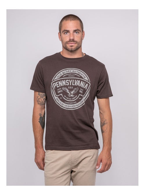 Jimitri bedrukt t-shirt met korte mouwen - Kiabi Jimitri bedrukt t-shirt met korte mouwen - Kiabi