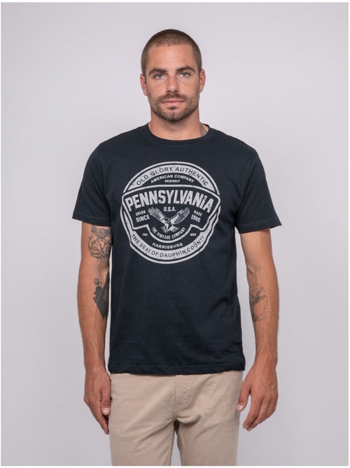 Jimitri bedrukt t-shirt met korte mouwen - Kiabi Jimitri bedrukt t-shirt met korte mouwen - Kiabi