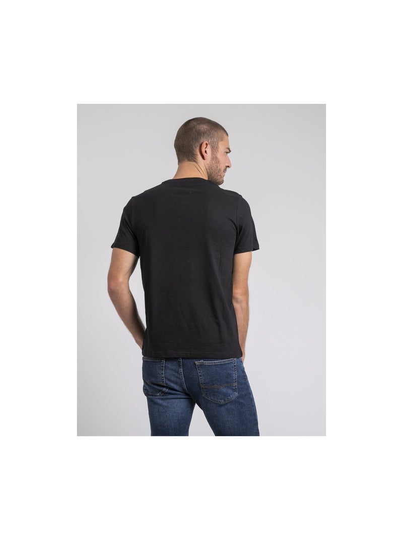 Jimoscar t-shirt met ronde hals van puur katoen Zwart - Kiabi