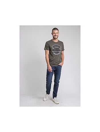 Jirobin t-shirt met ronde hals van puur katoen