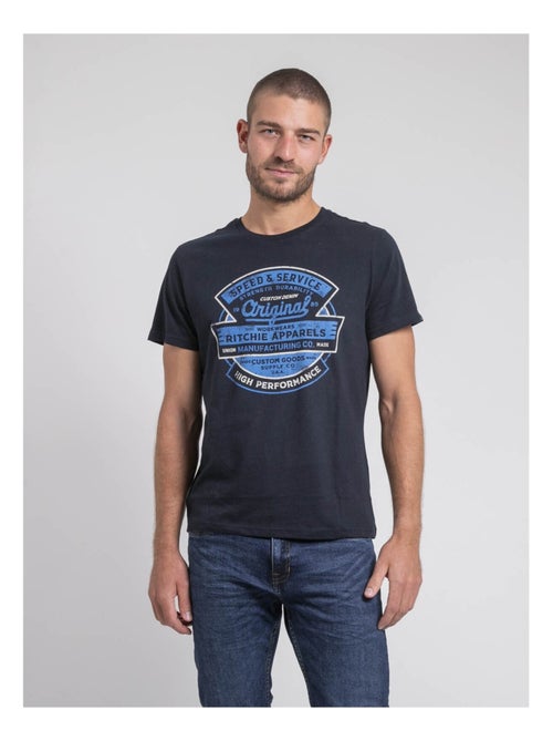 Jirobin t-shirt met ronde hals van puur katoen - Kiabi Jirobin t-shirt met ronde hals van puur katoen - Kiabi