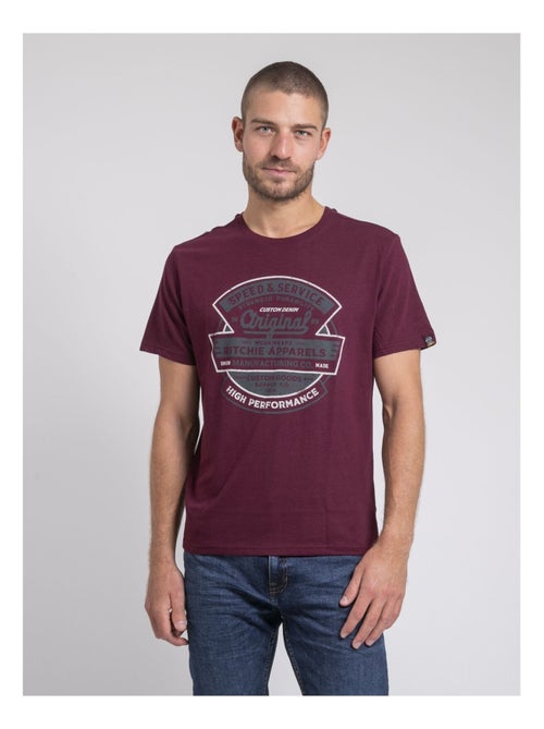 Jirobin t-shirt met ronde hals van puur katoen - Kiabi Jirobin t-shirt met ronde hals van puur katoen - Kiabi