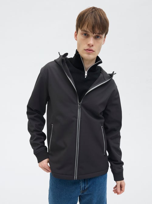 JJ Rebel | Effen softshell-jas met capuchon - Kiabi