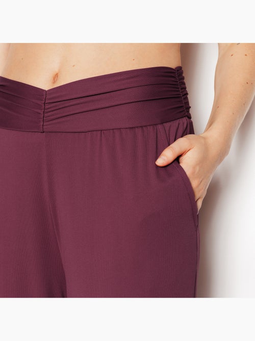 Joa soepele broek bordeaux - Kiabi Joa soepele broek bordeaux - Kiabi