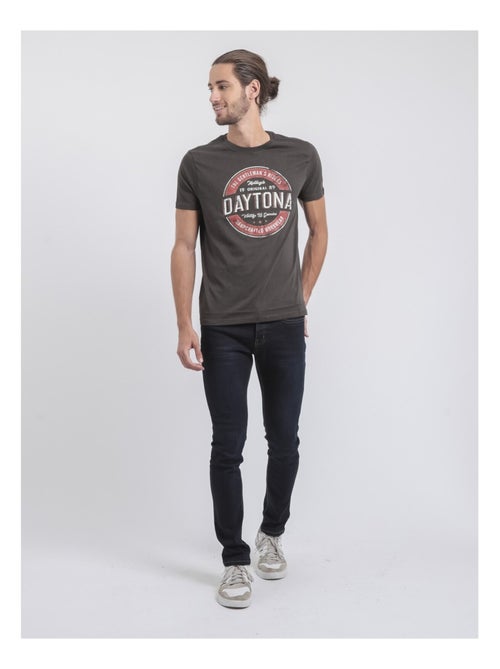 JOCOBY T-shirt met korte mouwen, ronde hals en gemaakt van puur katoen - Kiabi