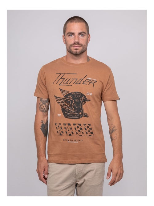 Joctogone bedrukt t-shirt met korte mouwen - Kiabi