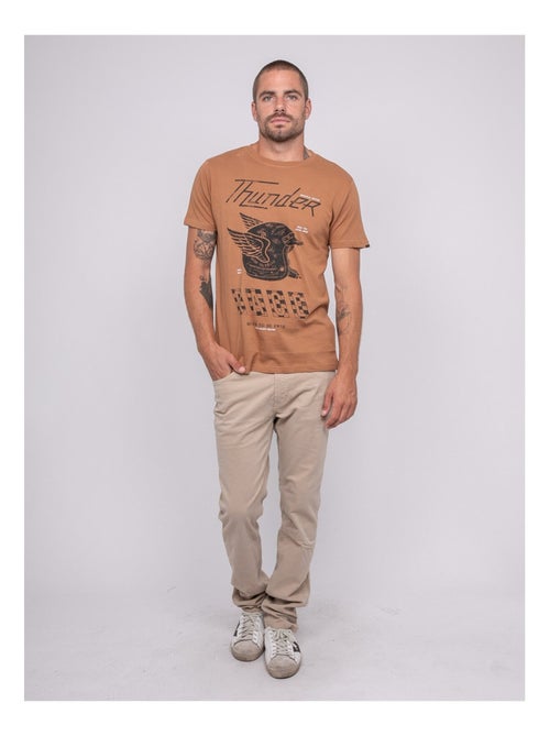 Joctogone bedrukt t-shirt met korte mouwen - Kiabi