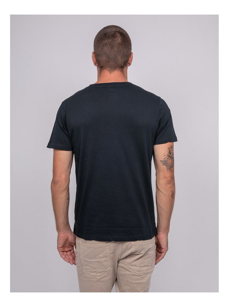 Joctogone bedrukt t-shirt met korte mouwen Marineblauw - Kiabi