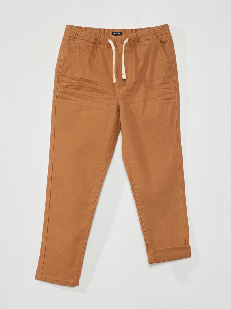 Jogg-broek van keperstof BIEGE - Kiabi