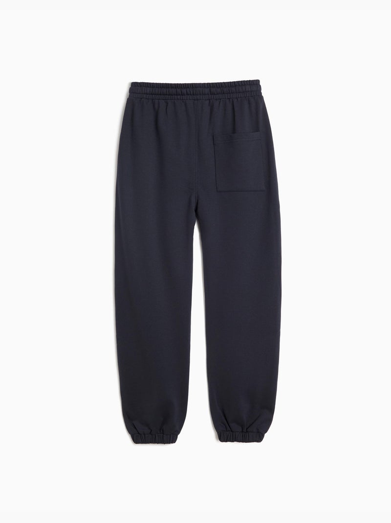 Joggerbroek in badstof, mo fashion Blauw - Kiabi