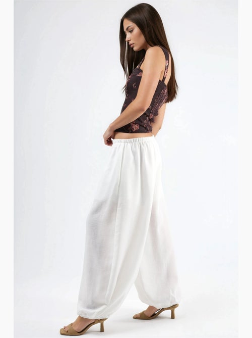 Joggerbroek met lage taille en baggy fit hiccup - Kiabi Joggerbroek met lage taille en baggy fit hiccup - Kiabi