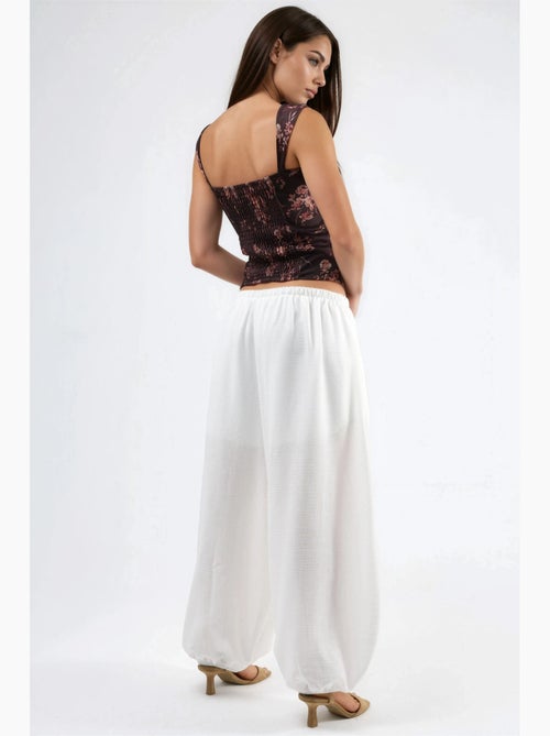 Joggerbroek met lage taille en baggy fit hiccup - Kiabi Joggerbroek met lage taille en baggy fit hiccup - Kiabi
