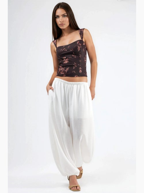 Joggerbroek met lage taille en baggy fit hiccup - Kiabi Joggerbroek met lage taille en baggy fit hiccup - Kiabi