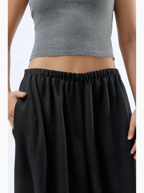 Joggerbroek met lage taille en baggy fit hiccup - Kiabi