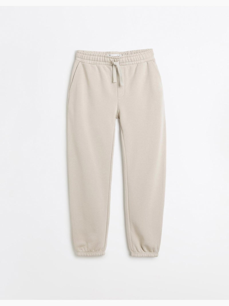 Joggerbroek van pluche, mo fashion Beige - Kiabi