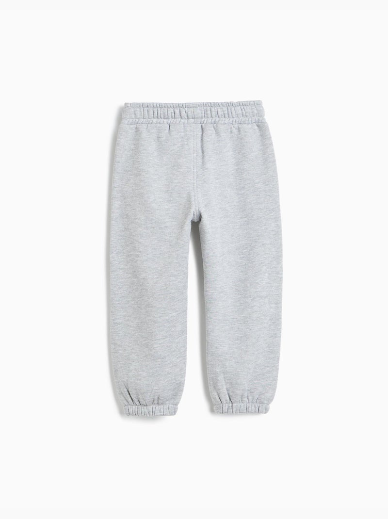 Joggerbroek van pluche, mo fashion Grijs - Kiabi