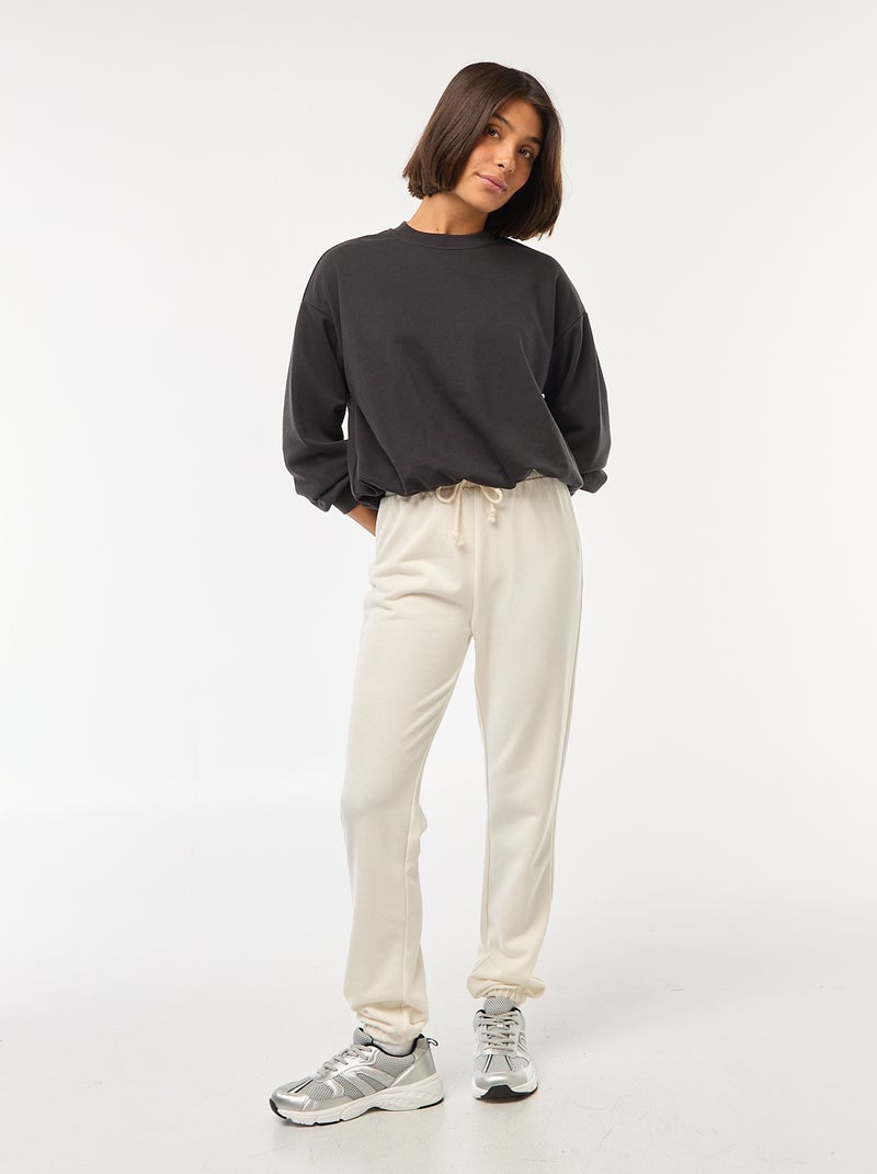 Jogging basique Blanc - Kiabi