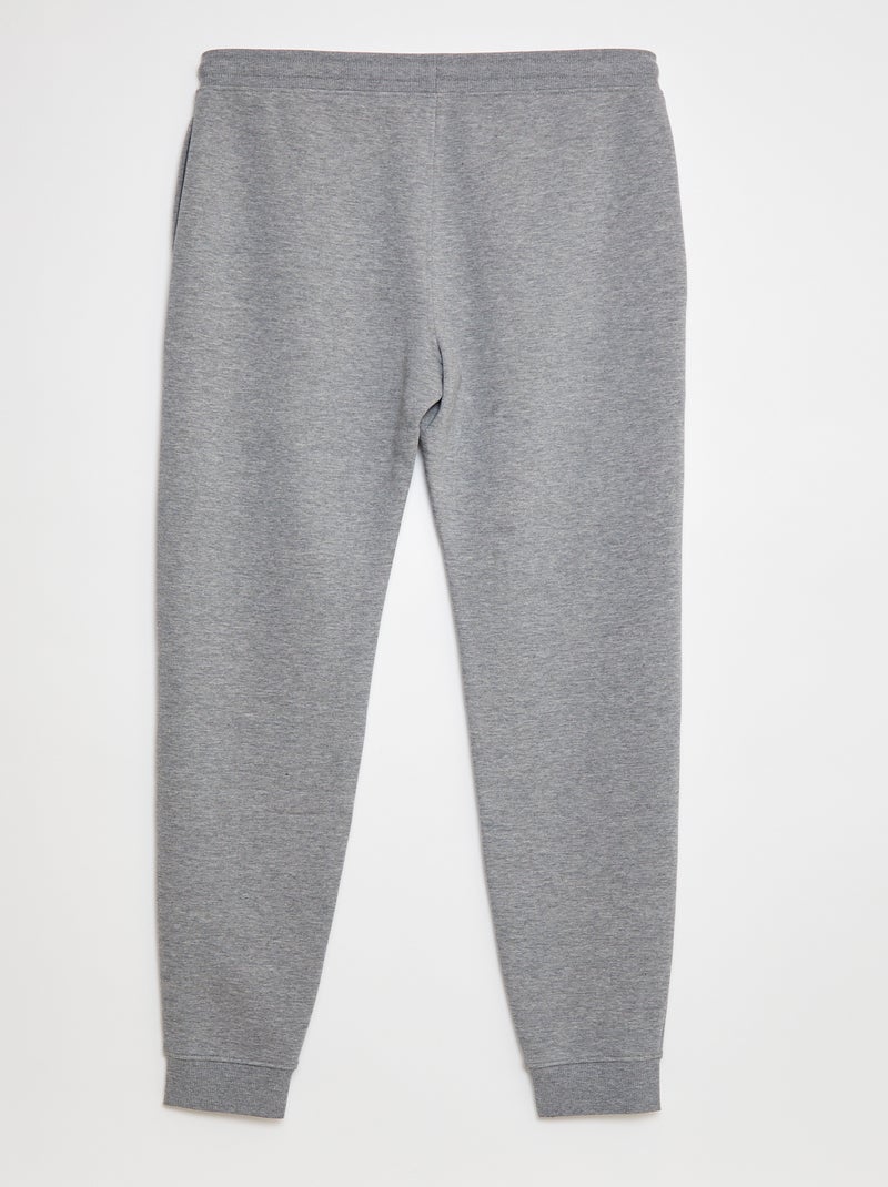 Jogging basique molleton - L38 Gris - Kiabi
