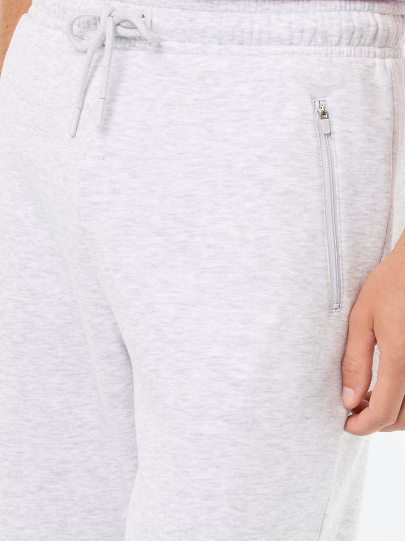 Jogging basique uni Gris - Kiabi