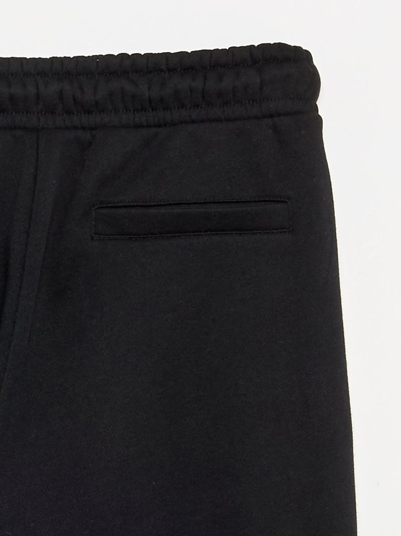 Jogging basique uni Noir - Kiabi